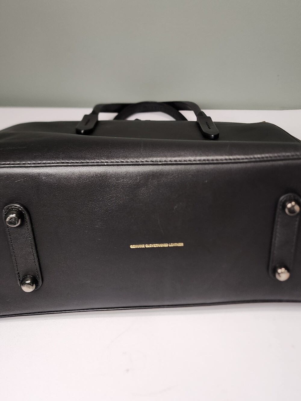 Coach 22821 Cooper Carryall Gunmetal Black Glovetanned Leather - Picture 6 of 9